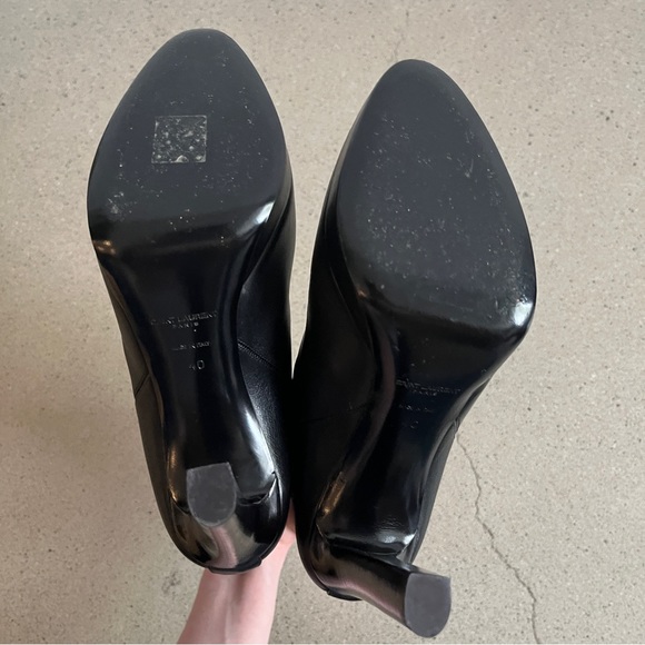 ❌ SOLD ❌ Saint Laurent Platform Boots in Black Leather - Picture 5 of 9